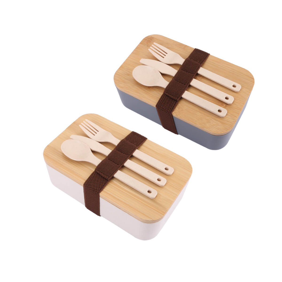 Lunch Box with Bamboo Cover